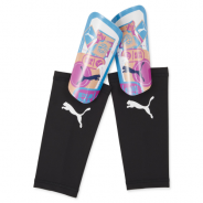 PUMA ULTRA LIGHT VOL. UP FOTBALOVÉ CHRÁNIČE - Světle modrá, Bílá