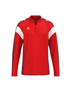 ERIMA CELEBRATE 125 MIKINA 1/2 ZIP - PÁNSKÁ - Červená, Bordová