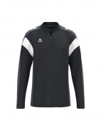ERIMA CELEBRATE 125 MIKINA 1/2 ZIP - PÁNSKÁ - Černá, Tmavě šedá