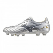 MIZUNO MORELIA NEO IV PRO KOPAČKY PÁNSKÉ - Stříbrná