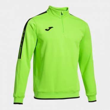 JOMA OLIMPIADA MIKINA TRÉNINK 1/2 ZIP PÁNSKÁ - Světle zelená, Černá č.1