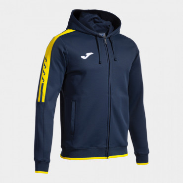 JOMA OLIMPIADA MIKINA S KAPUCÍ DĚTSKÁ - Tmavě modrá, Žlutá č.1