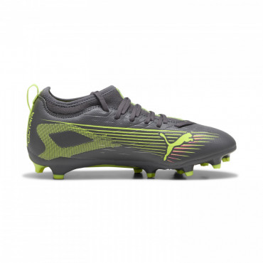PUMA ULTRA 5 MATCH FG/AG JR KOPAČKY DĚTSKÉ - Šedá, Žlutá č.2