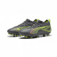 PUMA ULTRA 5 MATCH FG/AG JR KOPAČKY DĚTSKÉ - Šedá, Žlutá č.6