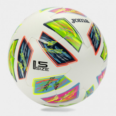 JOMA DINAMIC IV BALL FOTBALOVÝ MÍČ velikost 5 - Bílá, Neon zelená č.2