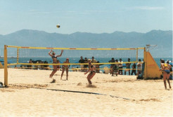HUCK BEACHVOLEJBALOVÁ SÍŤ PP 3 mm, PRO HŘIŠTĚ 8x16 m, ŽLUTÝ LEM