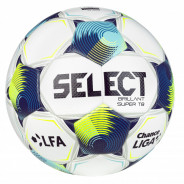SELECT BRILLANT SUPER TB CZ CHANCE LIGA 2025/26 FOTBAL MÍČ - Bílá, Modrá