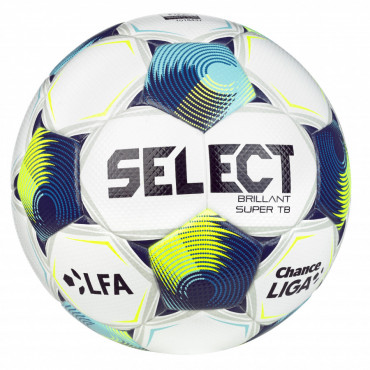 SELECT BRILLANT SUPER TB CZ CHANCE LIGA 2025/26 FOTBAL MÍČ - Bílá, Modrá č.1