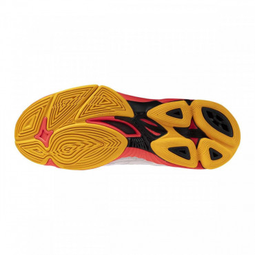 MIZUNO WAVE VOLTAGE 2 VOLEJBALOVÉ BOTY PÁNSKÉ - Bílá, Červená č.2