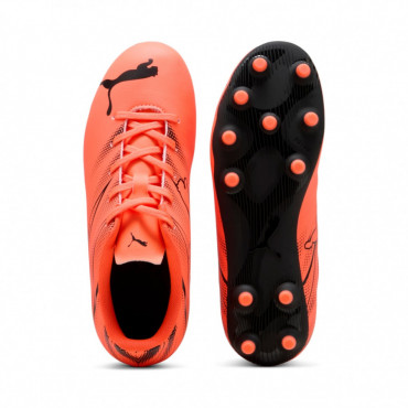PUMA ATTACANTO FG/AG JR KOPAČKY DĚTSKÉ - Červená č.4