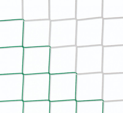 HUCK 1071 FOTBALOVÁ SÍŤ PP 4mm 7,5x2,5x0,8x2,0 m - Zelená, Bílá č.3