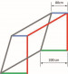 HUCK 1071 FOTBALOVÁ SÍŤ PP 4mm 7,5x2,5x0,8x2,0 m - Zelená, Bílá č.6