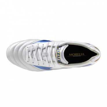 MIZUNO MORELIA II ELITE FG KOPAČKY PÁNSKÉ - Bílá, Modrá č.4