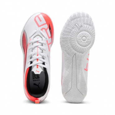 PUMA ULTRA 5 PLAY IT JR SÁLOVKY DĚTSKÉ - Bílá, Červená č.4