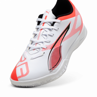 PUMA ULTRA 5 PLAY IT JR SÁLOVKY DĚTSKÉ - Bílá, Červená č.6