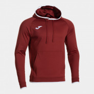 JOMA COMBI PREMIUM MIKINA S KAPUCÍ UNISEX - Rudá, Bílá