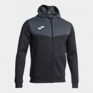 JOMA CAMPUS STREET MIKINA S KAPUCÍ UNISEX - Černá, Šedá