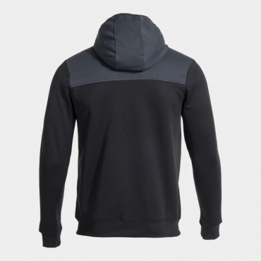 JOMA CAMPUS STREET MIKINA S KAPUCÍ UNISEX - Černá, Šedá č.2