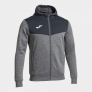 JOMA CAMPUS STREET MIKINA S KAPUCÍ UNISEX - Šedá, Černá