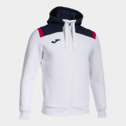 JOMA TOLEDO MIKINA S KAPUCÍ UNISEX - Bílá, Tmavě modrá