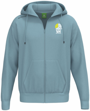 ERIMA MIKINA NA ZIP S KAPUCÍ VK KARLOVARSKO - Petrolejová č.1