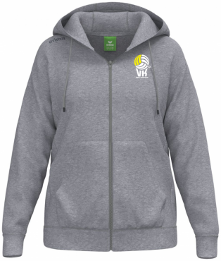 ERIMA MIKINA NA ZIP S KAPUCÍ VK KARLOVARSKO DÁMSKÁ - Šedá č.1