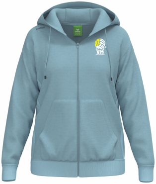 ERIMA MIKINA NA ZIP S KAPUCÍ VK KARLOVARSKO DÁMSKÁ - Petrolejová č.1