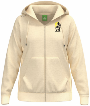 ERIMA MIKINA NA ZIP S KAPUCÍ VK KARLOVARSKO DÁMSKÁ - Krémová č.1