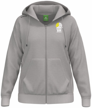 ERIMA MIKINA NA ZIP S KAPUCÍ VK KARLOVARSKO DÁMSKÁ - Světle hnědá č.1