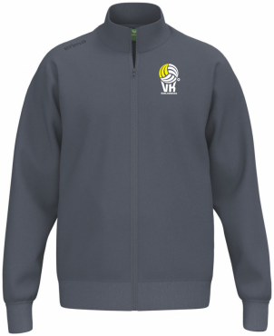 ERIMA MIKINA NA ZIP VK KARLOVARSKO - Tmavě šedá č.1